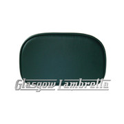 Lambretta SCREW ON BACKREST PAD in RACING GREEN