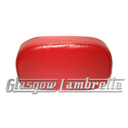 Lambretta SCREW ON BACKREST PAD in RED
