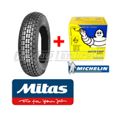 MITAS B13 400 x 8 Single + INNER TUBE for Lambretta LD, D, LC etc 
