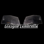 Vespa PX , T5 & LML 2T/4T Italian CLEAR FROSTED REAR INDICATOR LENS SET 