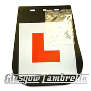 Scomadi / Royal Alloy L LEARNER PLATE MUDFLAP