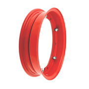 Single RMS PX and all 10" wheeled Vespa Italian RED SPLIT WHEEL RIM
