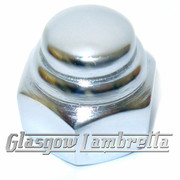 Lambretta Series 1, 2, 3 & GP CHROME REAR HUB NUT Li, TV, SX, Special