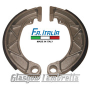 FA ITALIA Lambretta Li/TV/SX Set of FRONT BRAKE SHOES