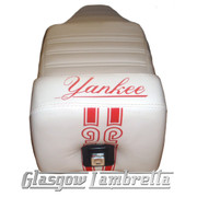 Vespa T5  Repro/Copy GIULIARI YANKEE SEAT in WHITE & RED