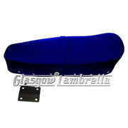 Lambretta Repro/Copy GIULIARI ROYAL BLUE DUAL SEAT & CATCH for all s1, s2 & s3 & GP Scooters