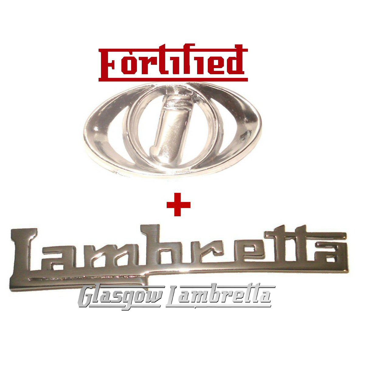 Lambretta Gp 125 150 200 Legshield Strip Innocenti Horncast Badge By Fortified Orig Italian Spec Glasgow Lambretta