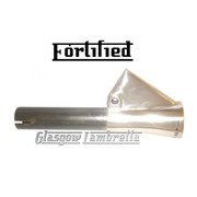 FORTIFIED Lambretta Series 3 Li / TV POLISHED ALLOY GEAR SUPPORT / GEARCHANGE