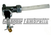 OMG Lambretta Series 1, 2, 3 + GP Italian FAST FLOW PETROL TAP with REAR EXIT Li, TV, SX, Special
