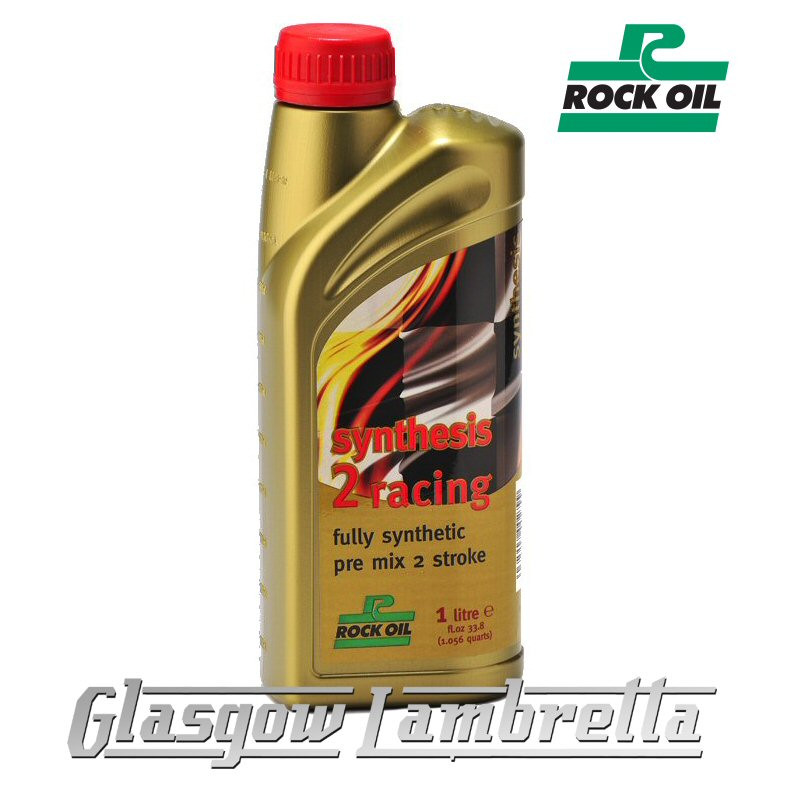 ROCK OIL SYNTHESIS 2 RACING FULLY SYNTHETIC 2 STROKE ENGINE OIL 1 Litre