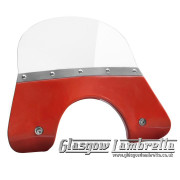 Vespa PX & T5 / LML FLYSCREEN in ORANGE
