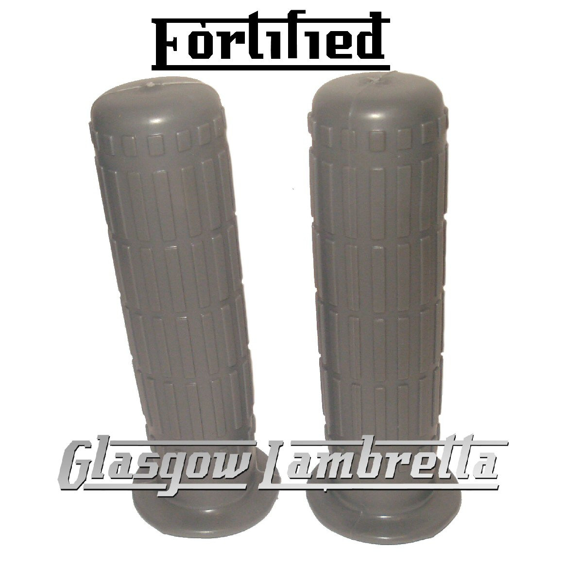 Top Quality Fortified Lambretta Series 1 2 Li Tv Grey Rubber Handlebar Grips Glasgow Lambretta