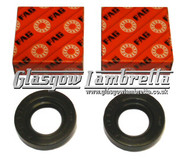 Lambretta S1, S2 & S3 SKF/FAG FRONT WHEEL HUB BEARINGS + ROLF SEALS KIT