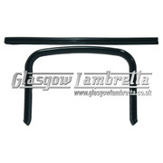 Italian Lambretta GP/DL BLACK BRIDGE PIECE RUBBERS SET