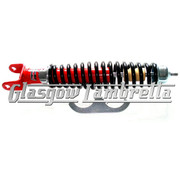 CARBONE VESPA PX, T5 & LML Italian Top Quality RED & BLACK REAR SHOCK ABSORBER