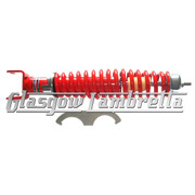 CARBONE VESPA PX, T5 & LML Italian Top Quality RED REAR SHOCK ABSORBER