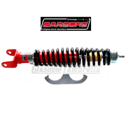 CARBONE VESPA Small Frame Italian Top Quality RED & BLACK REAR SHOCK ABSORBER