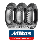 Mitas B13 350 x 8 Set of 3 for Vespa Sportique, Super, VBB, Douglas