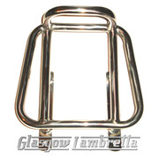 Lambretta 60s AF STYLE POLISHED STAINLESS STEEL SHORT "SPRINT" REAR RACK