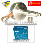 MAZZUCCHELLI Italian Lambretta GP/DL CRANKSHAFT 58/107mm + KOYO CRANK BEARING
