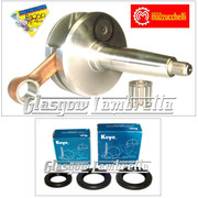 MAZZUCCHELLI Italian Lambretta GP/DL CRANKSHAFT 58/107mm + KOYO CRANK BEARINGS + SEALS KIT