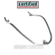 FORTIFIED Lambretta GP POLISHED STAINLESS STEEL SINGLE MUDGUARD BUMPER / CRASH BAR
