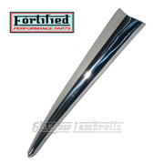 Scomadi / Royal Alloy POLISHED STAINLESS STEEL FRONT MUDGUARD FLASH