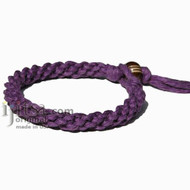 Ultra Soft Purple hemp Round bracelet or anklet