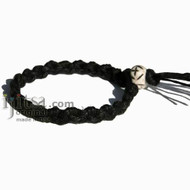 Black Hemp Chain Bracelet or Anklet