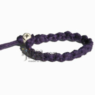 Dark Purple Hemp Chain Bracelet or Anklet