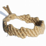 Natural hemp Lightning bracelet or anklet