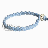 Sky Blue Hemp Chain bracelet or Anklet
