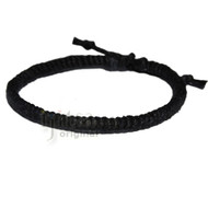 Black hemp Caterpillar bracelet or anklet