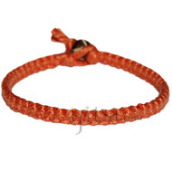 Grapefruit flat cotton bracelet or anklet