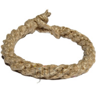 Natural thick round hemp bracelet  or anklet
