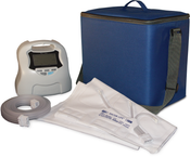 Deep Vein Thrombosis DVT Pump treatment at home with carry case and One Pair of Medium Calf sleeves.