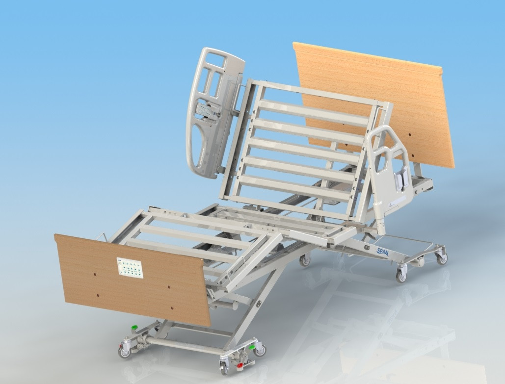 Span America Advantage ReadyWide Superior Hospital Bed Frame, Free