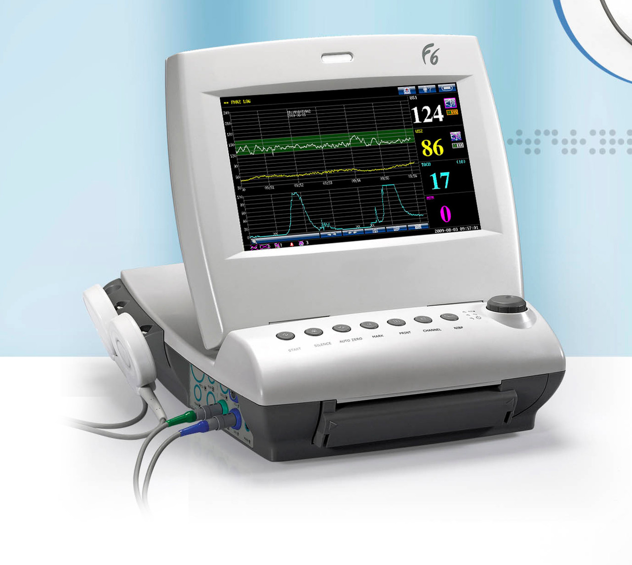MedGyn F6 Express ObGyn Fetal Monitor, Combines Simultaneous Mother and