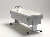 Compact Space Saving Hi-Lo Bathtub Height Adjustable