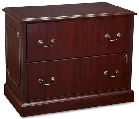 Wood File Cabinet Hon 2 Drawer Lateral Wood Finish File Cabinet