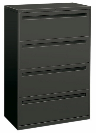 Lateral Filing Cabinets - HON 700 Series 4 Drawer Lateral ...