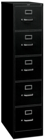Vertical File Cabinets Hon 5 Drawer Vertical File Cabinet With