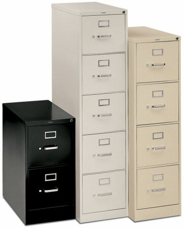 Vertical File Cabinets Hon 5 Drawer Vertical File Cabinet With