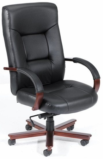 Office Chairs Leather Italian Leather Office Chair With Wood