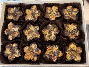 Salted Caramel Tiger Lilies, 12-piece box, without nuts