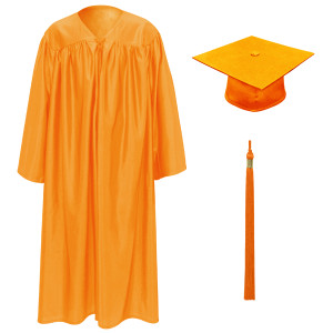 Orange Little Scholar™ Cap, Gown & Tassel + FREE DIPLOMA