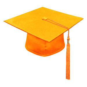  Orange Little Scholar™ Cap & Tassel
