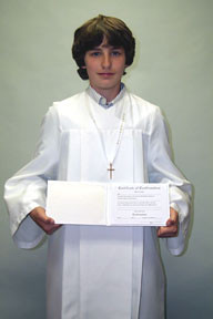 CONFIRMATION RENTAL GOWN