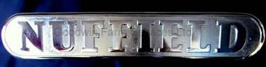 Nuffield Front Chrome Badge - W064