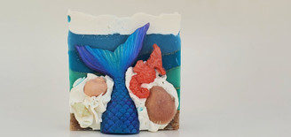 "Aria" Mermaid Tail Handmade Soap